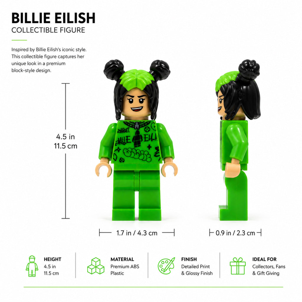 Billie Eilish Green Hair Era Figure