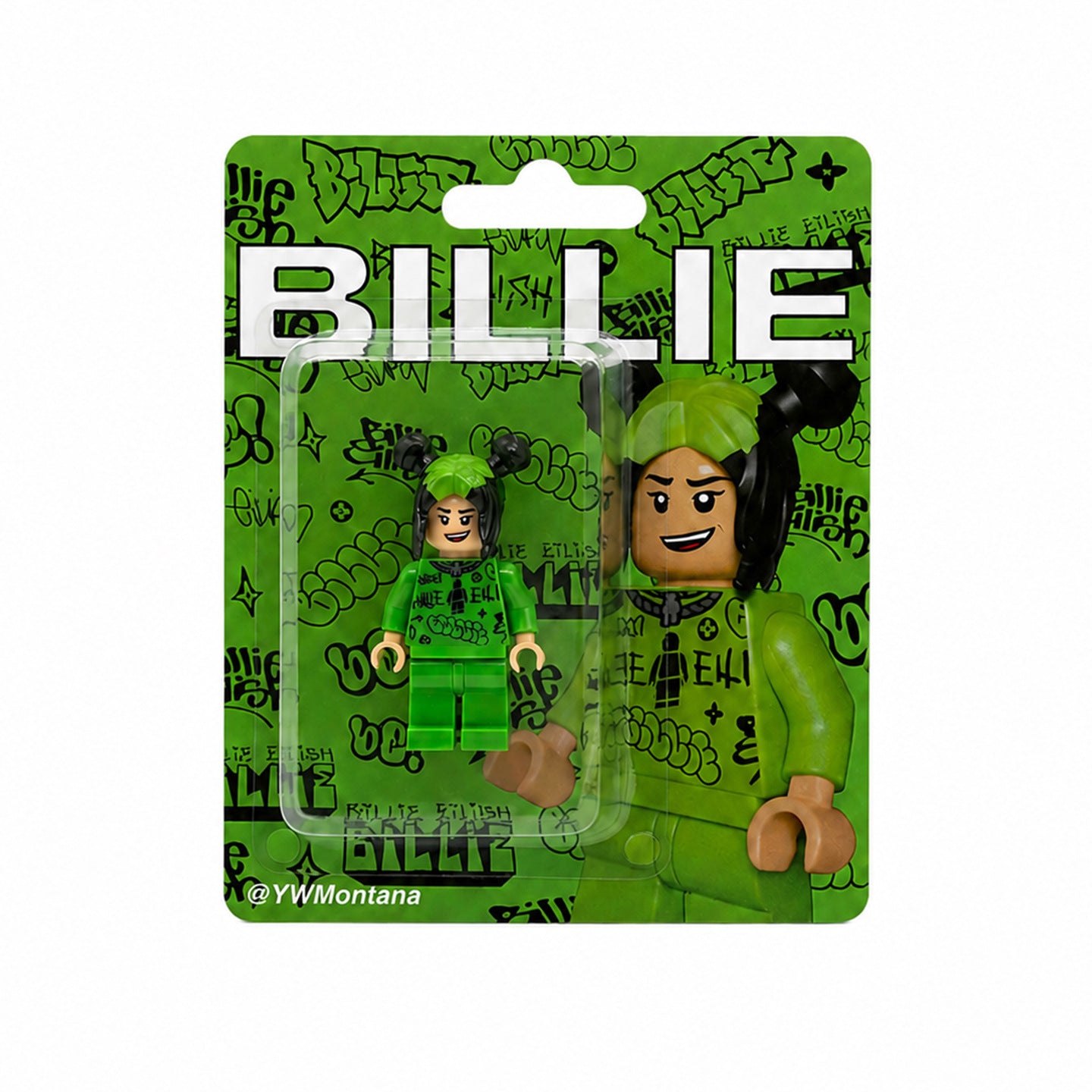 Billie Eilish Green Hair Era Figure