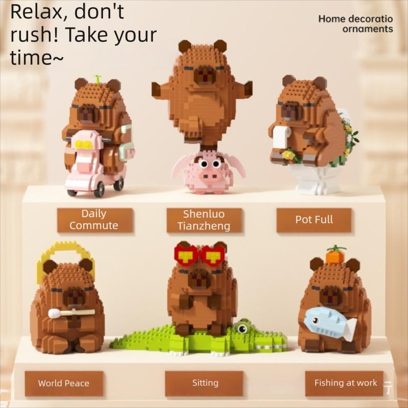 Capybara Lego Toy Gift