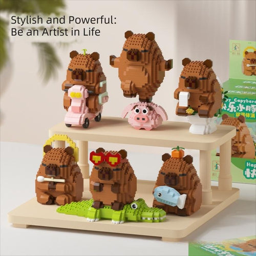 Capybara Lego Toy Gift