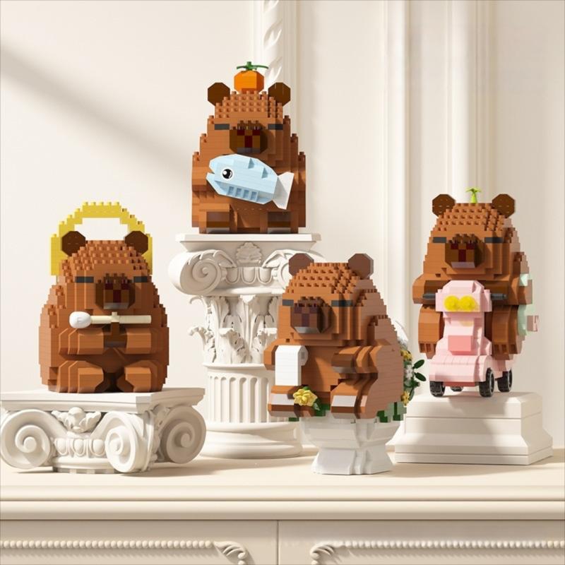 Capybara Lego Toy Gift
