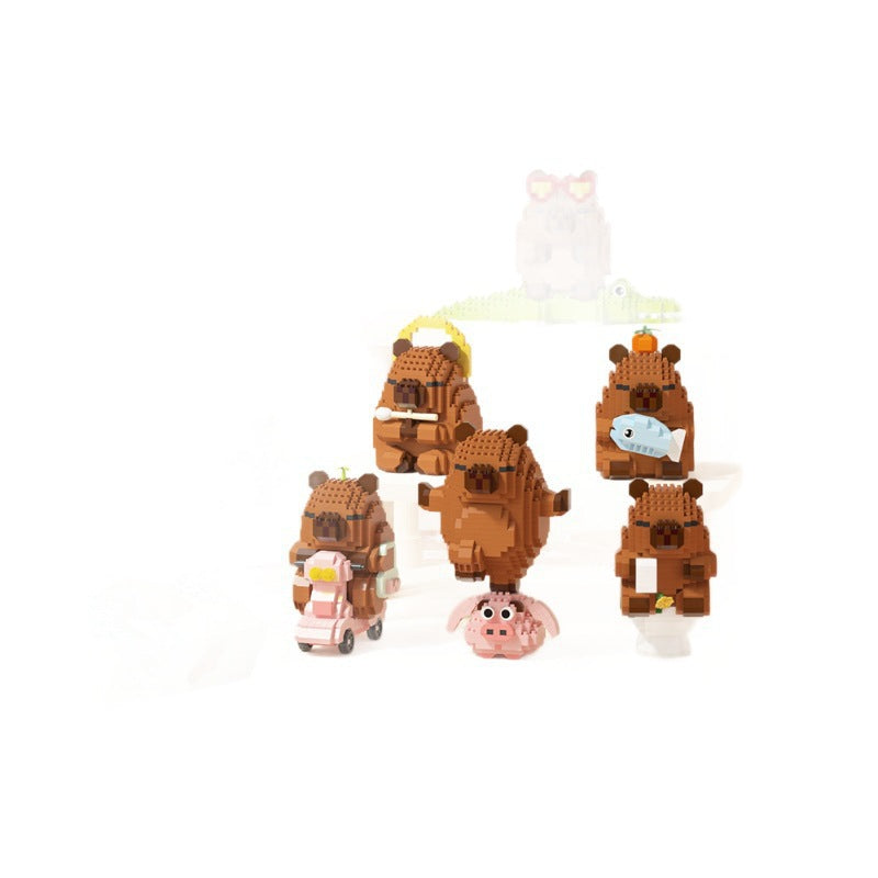 Capybara Lego Toy Gift